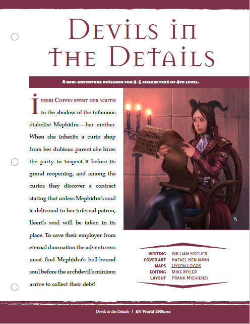 Mini-Adventure: Devils in the Details (D&D 5e)