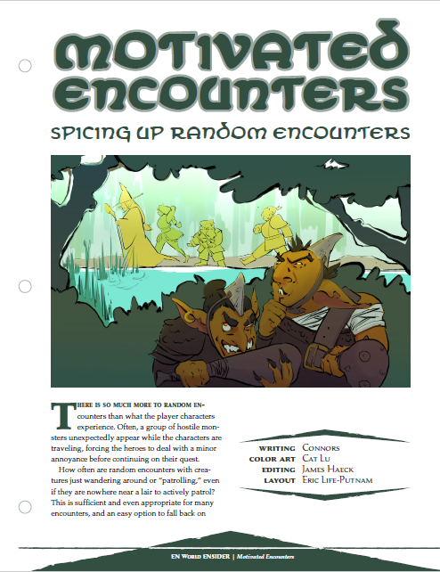 Motivated Encounters (D&D 5e)