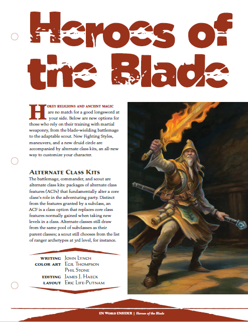 Heroes of the Blade (D&D 5e)