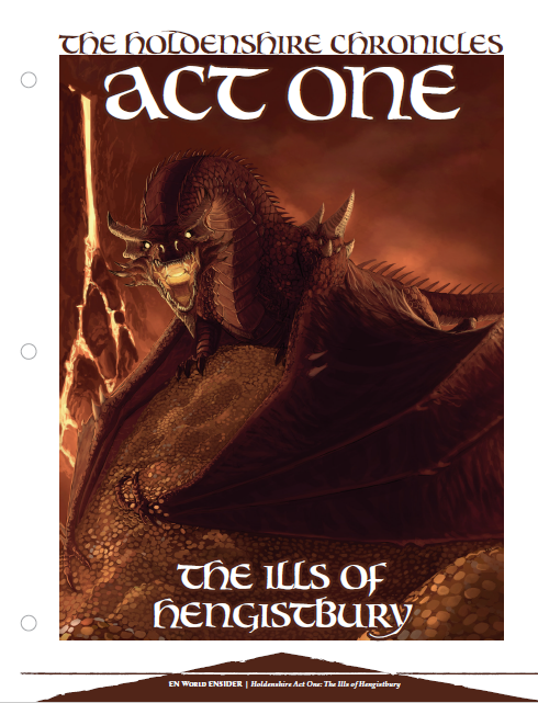 The Holdenshire Chronicles (Act 1): The Ills of Hengistbury (D&D 5e)