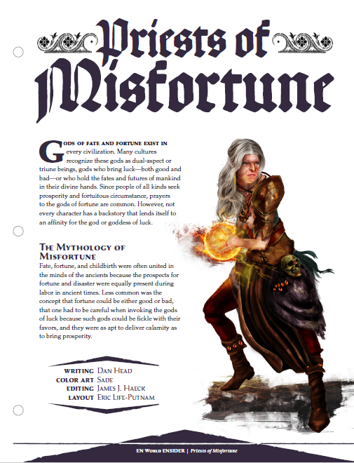 Priests of Misfortune (D&D 5e)