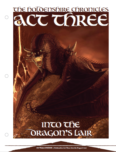 The Holdenshire Chronicles (Act 3): Into the Dragon's Lair (D&D 5e)