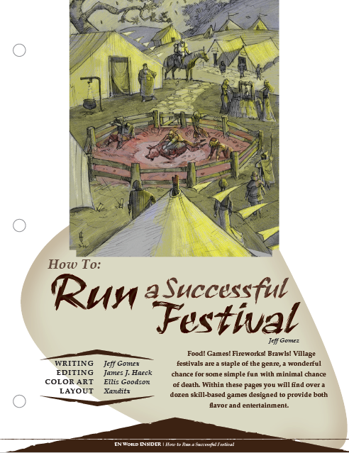 How To Run A Successful Festival (D&D 5e)
