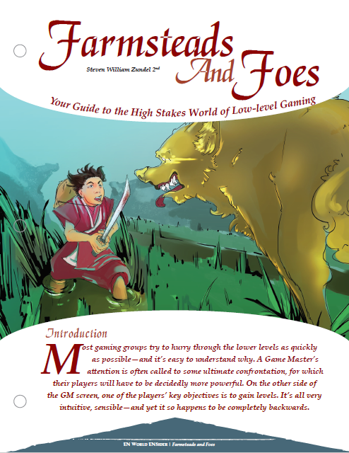 Farmsteads & Foes: Your Guide To The High Stakes World Of Low-Level Gaming (D&D 5e)
