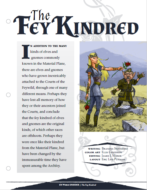 The Fey Kindred (D&D 5e)