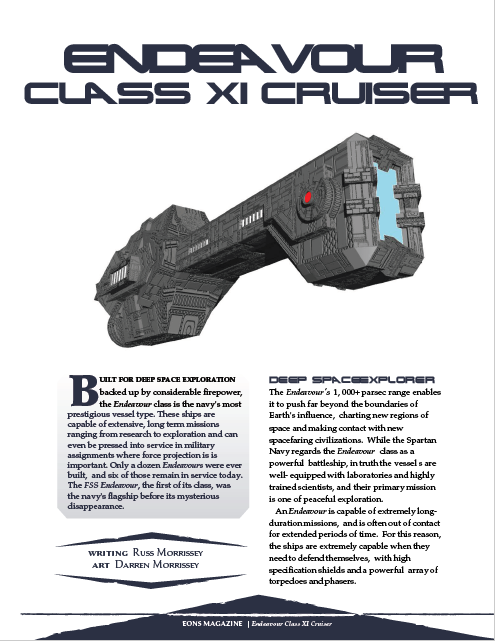 Endeavour Class XI Cruiser (WOIN)