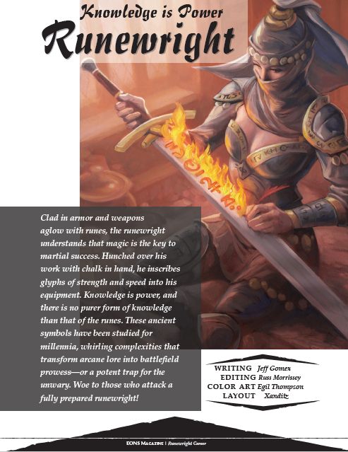 Knowledge is Power: Runewright (WOIN)