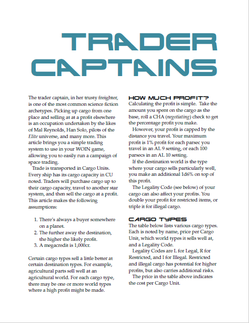 Trader Captains (WOIN)