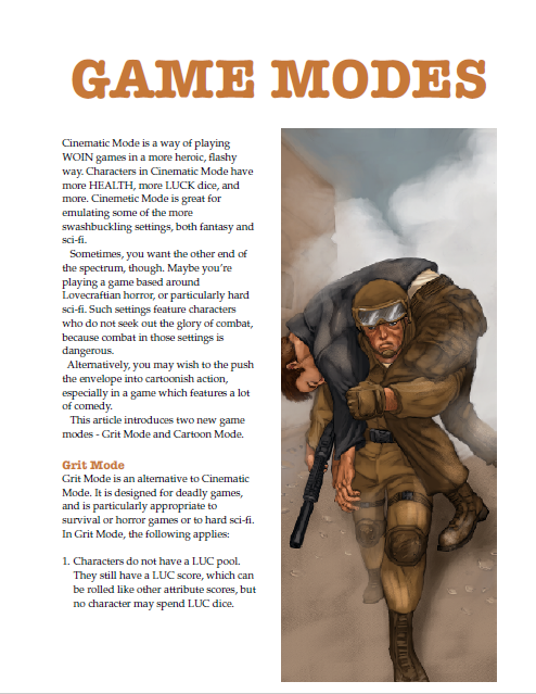 Game Modes (WOIN)