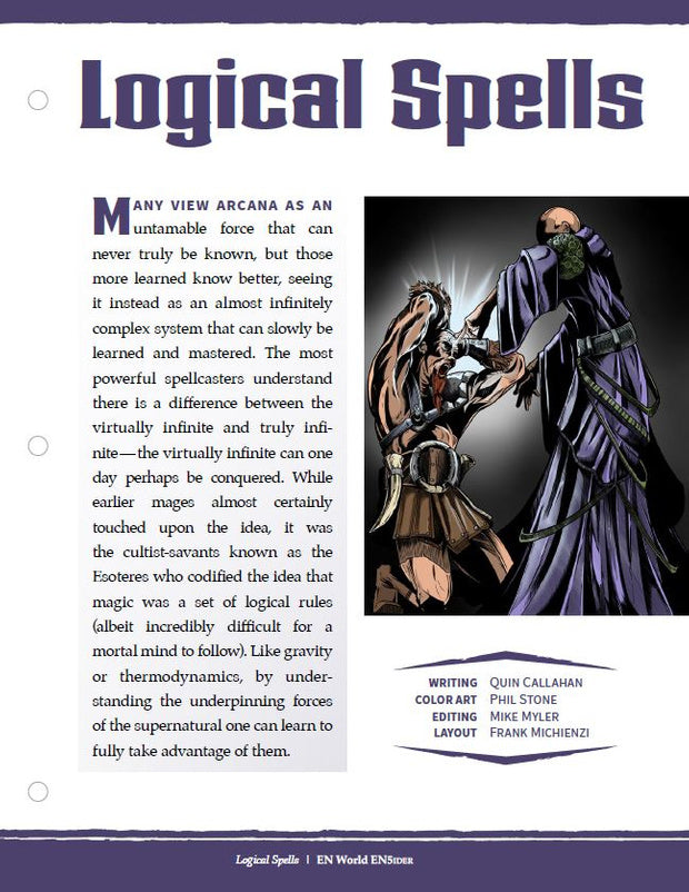 Logical Spells (D&D 5e)