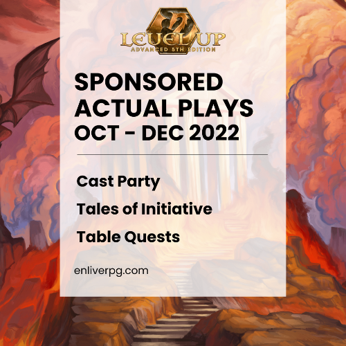 Sponsored Level Up Advanced 5th Edition Actual Plays