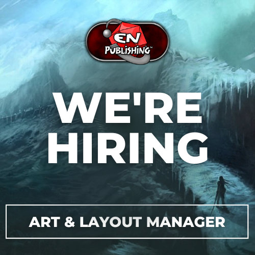 We're Hiring! Join the team as our Art & Layout Manager