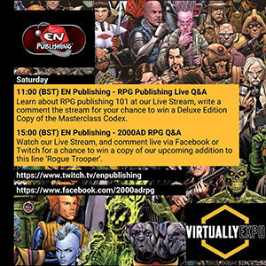 EN Publishing at Virtual UK Games Expo