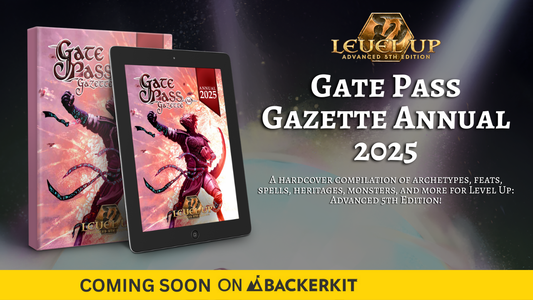 The Gate Pass Gazette Annual 2025 is coming soon on backerkit