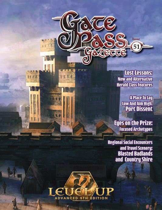 Level Up: Gate Pass Gazette Issue #51 (A5E)