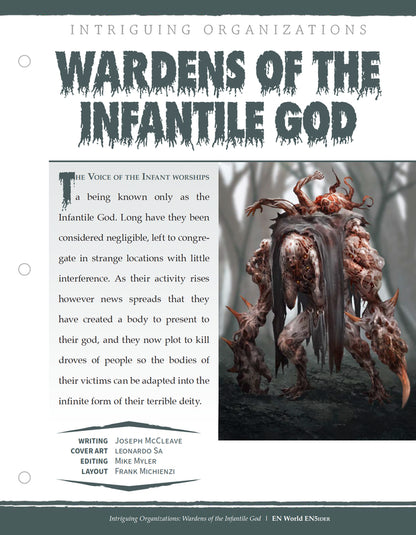 Wardens of the Infantile God (D&D 5e)