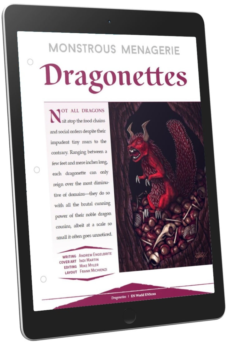 Monstrous Menagerie: Dragonettes (D&D 5e)