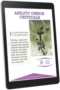 Ability Check Criticals (D&D 5e)