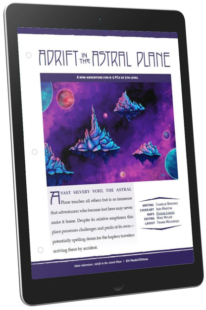 Mini-Adventure: Adrift in the Astral Plane (D&D 5e)