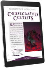 Load image into Gallery viewer, Monstrous Menagerie: Consecrated Cultists (D&amp;D 5e)
