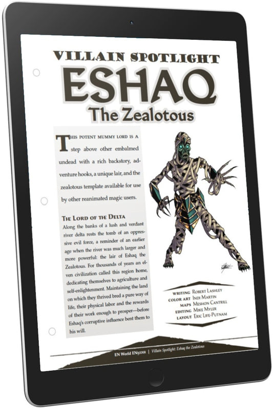 Villain Spotlight: Eshaq The Zealotous (D&D 5e)