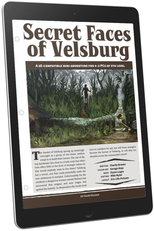 Mini-Adventure: Secret Faces of Velsburg (D&D 5e)
