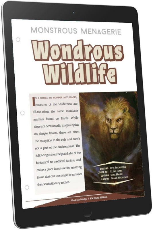 Monstrous Menagerie: Wondrous Wildlife  (D&D 5e)