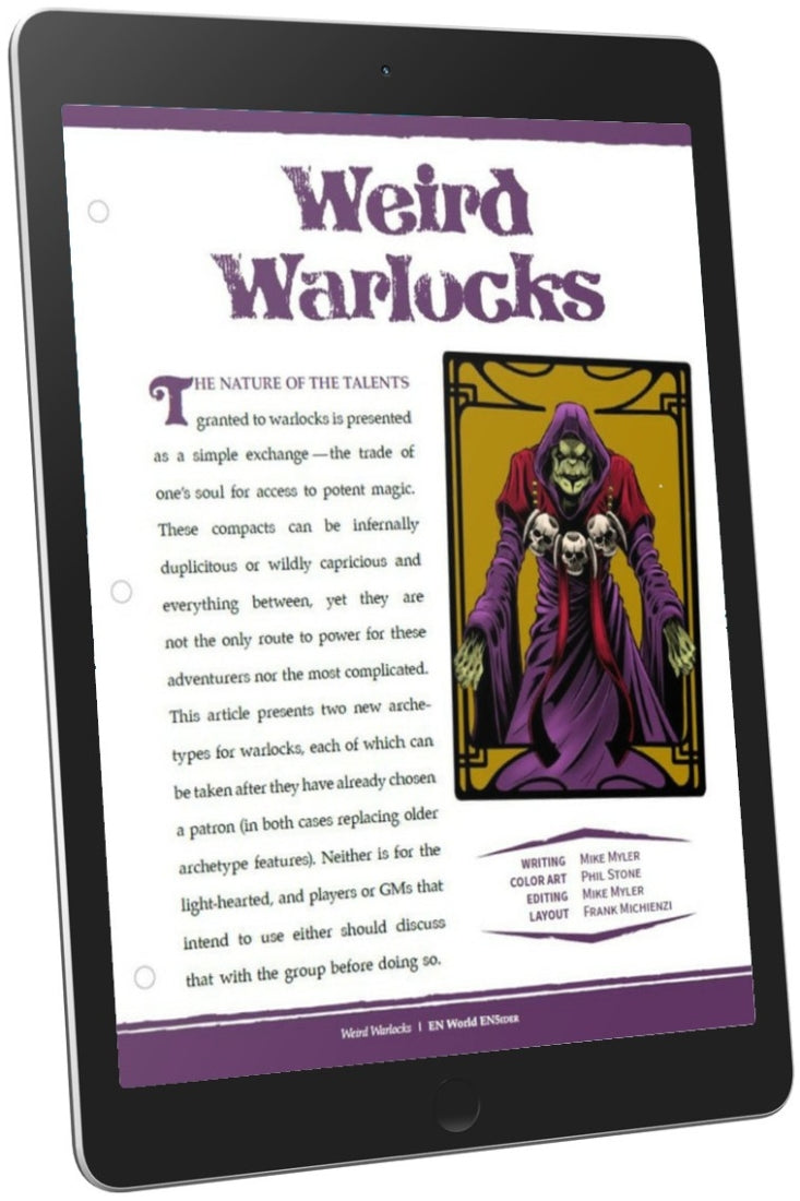 Archetypes: Weird Warlocks (D&D 5e)