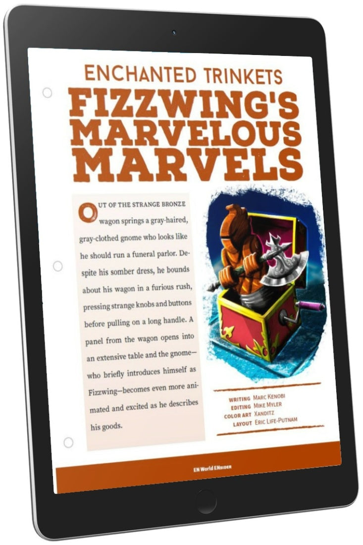 Enchanted Trinkets: Fizzwing's Marvelous Marvels (D&D 5e)