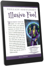 Load image into Gallery viewer, Villain Spotlight: Illusive Fool (D&amp;D 5e)