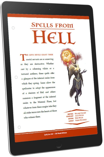 Spells from Hell (D&D 5e)