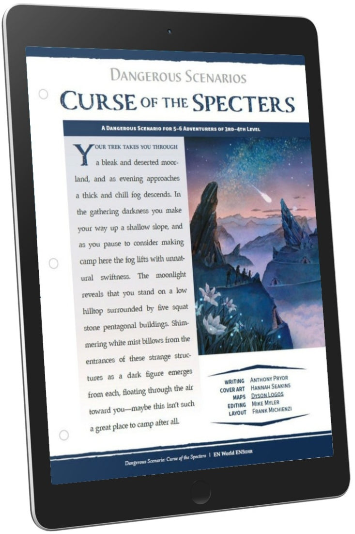 Dangerous Scenarios: Curse of the Specters (D&D 5e)