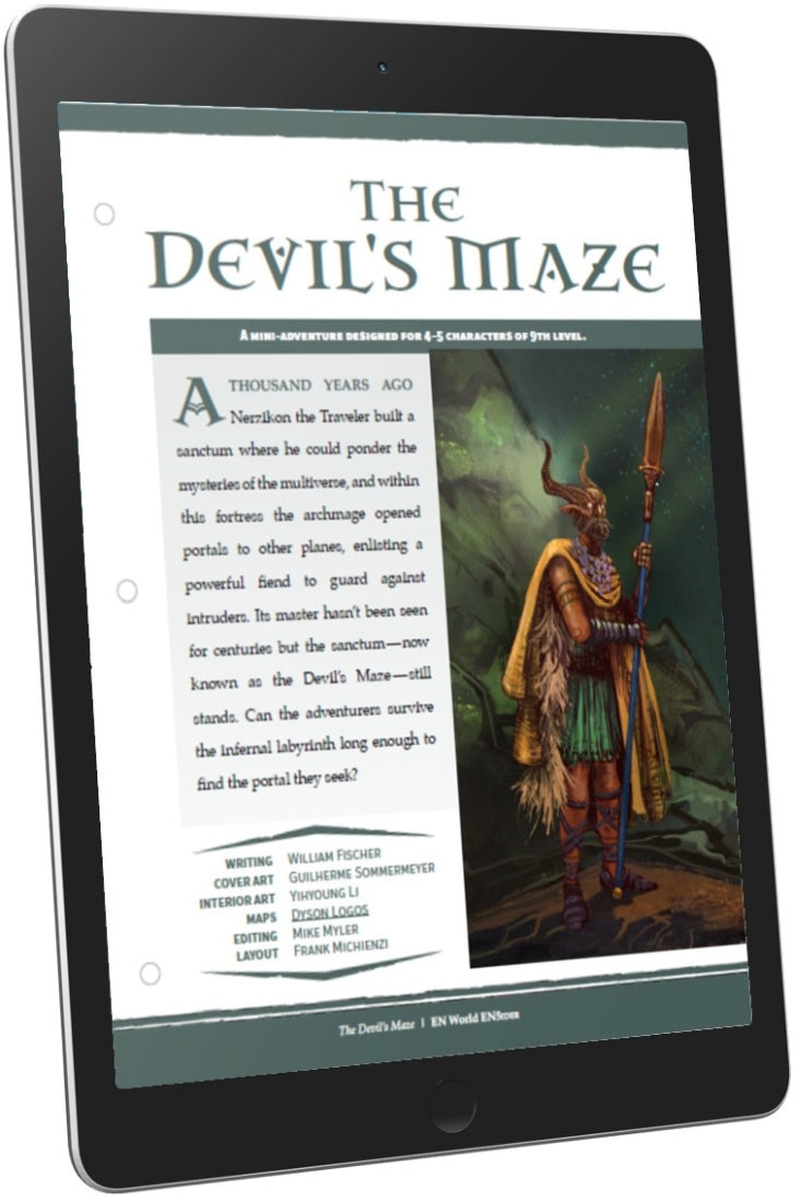 Mini-Adventure: The Devil's Maze (D&D 5e)