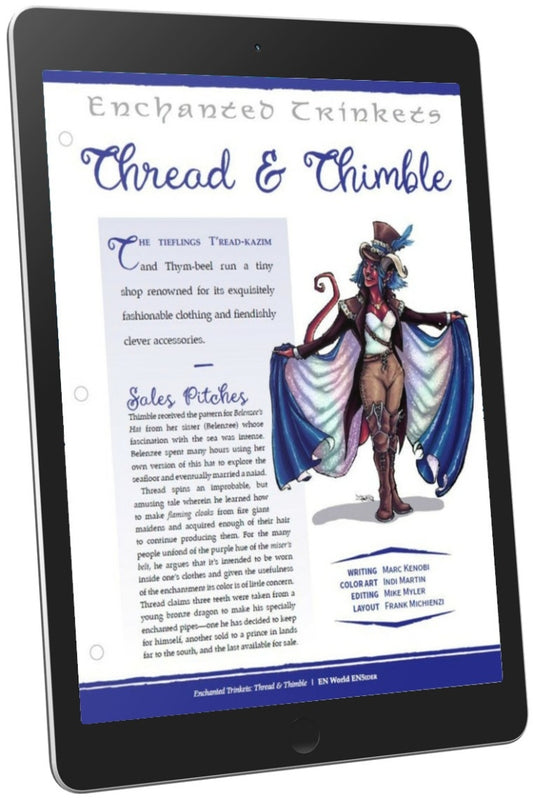 Enchanted Trinkets: Thread & Thimble (D&D 5e)