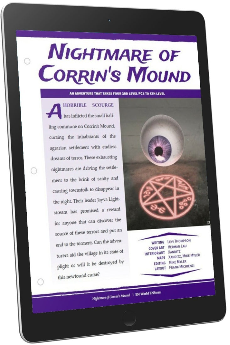 Adventure: Nightmare of Corrin's Mound (D&D 5e)