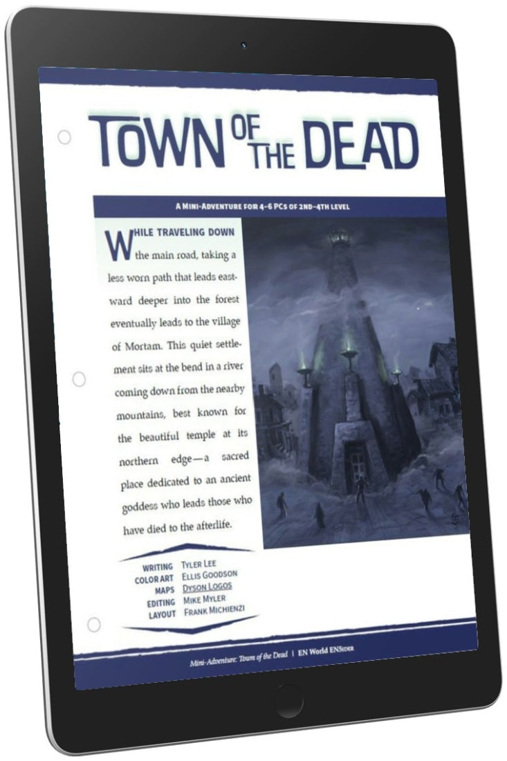 Mini-Adventure: Town of the Dead (D&D 5e)