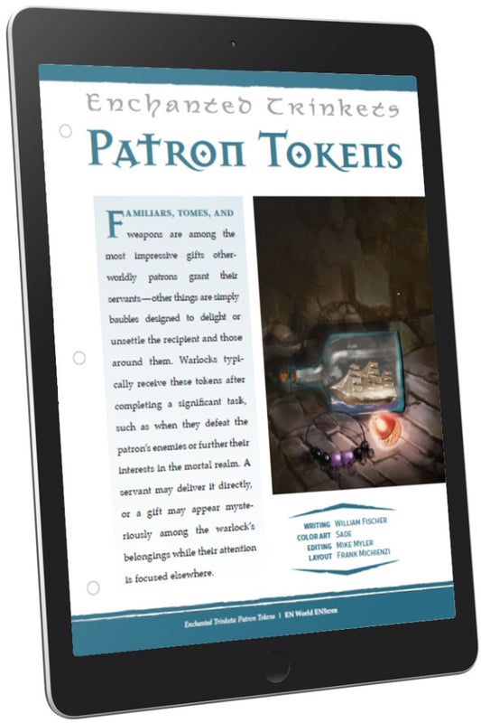 Enchanted Trinkets: Patron Tokens (D&D 5e)