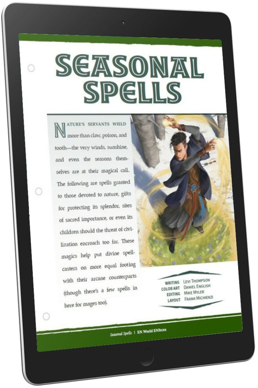 Seasonal Spells (D&D 5e)