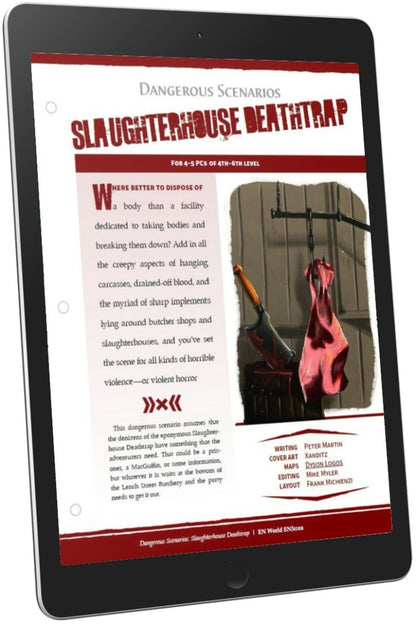 Dangerous Scenarios: Slaughterhouse Deathtrap (D&D 5e)
