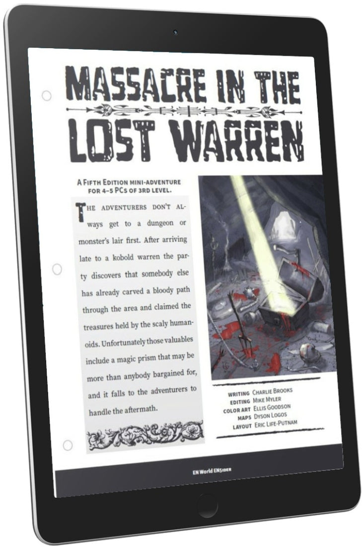Mini-Adventure: Massacre in the Lost Warrens (D&D 5e)
