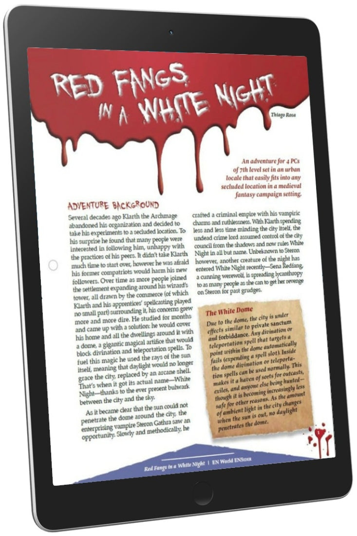 Red Fangs in a White Night (D&D 5e)