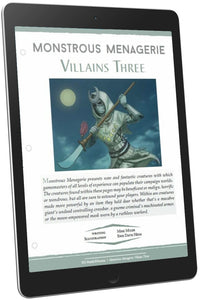 Monstrous Menagerie: Villains Three (D&D 5e)