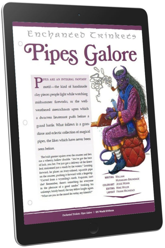 Enchanted Trinkets: Pipes Galore (D&D 5e)