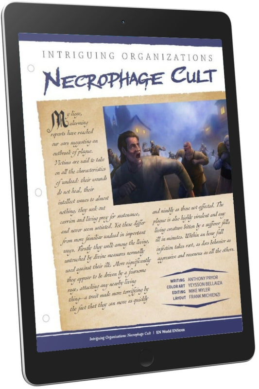 Intriguing Organizations: Necrophage Cult (D&D 5e)