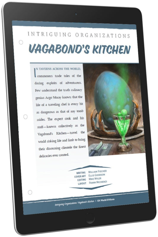 Intriguing Organizations: Vagabond's Kitchen (D&D 5e)