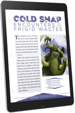Load image into Gallery viewer, Cold Snap: Encounter in the Frigid Wastes (D&amp;D 5e)