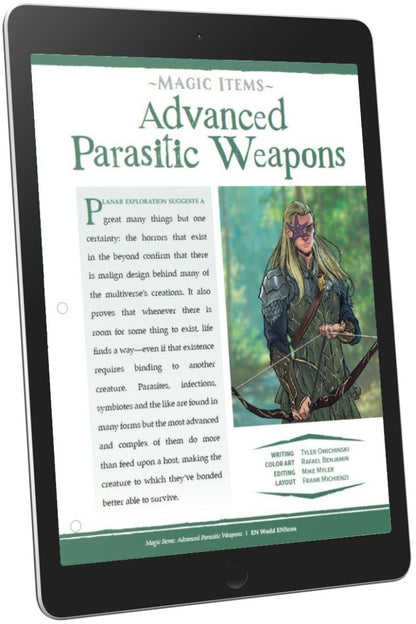 Magic Items: Advanced Parasitic Weapons (D&D 5e)