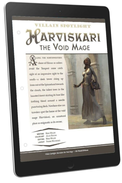 Villain Spotlight: Harviskari the Void Mage (D&D 5e)