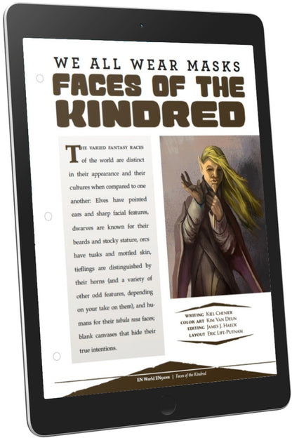 We All Wear Masks: Face of the Kindred (D&D 5e)