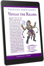 Load image into Gallery viewer, Villain Spotlight: Vengar the Reader (D&amp;D 5e)